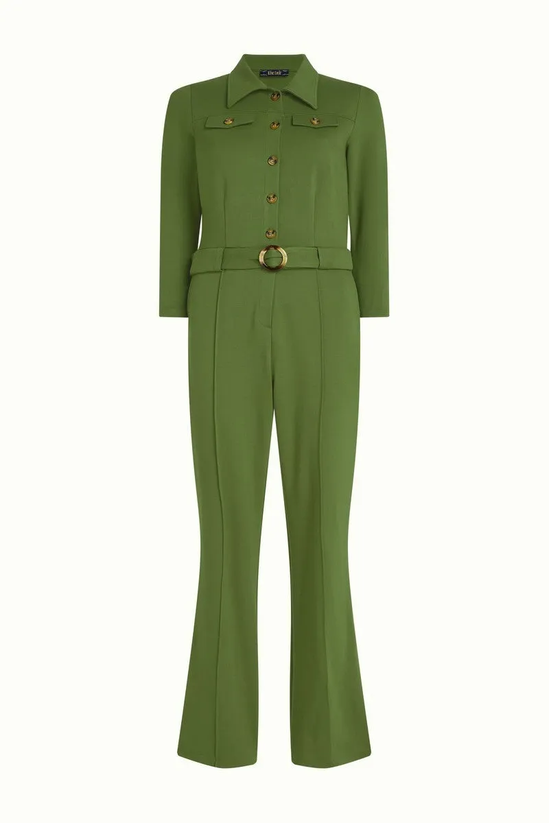 King Louie Alexa jumpsuit uni rodeo olive green