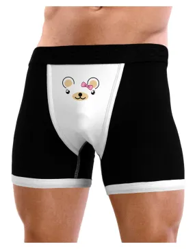 Kyu-T Ears - Beartholomea Girl Teddy Bear Mens Boxer Brief Underwear