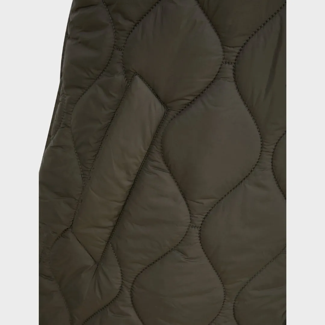 Ladies Khaki Longline Gilet