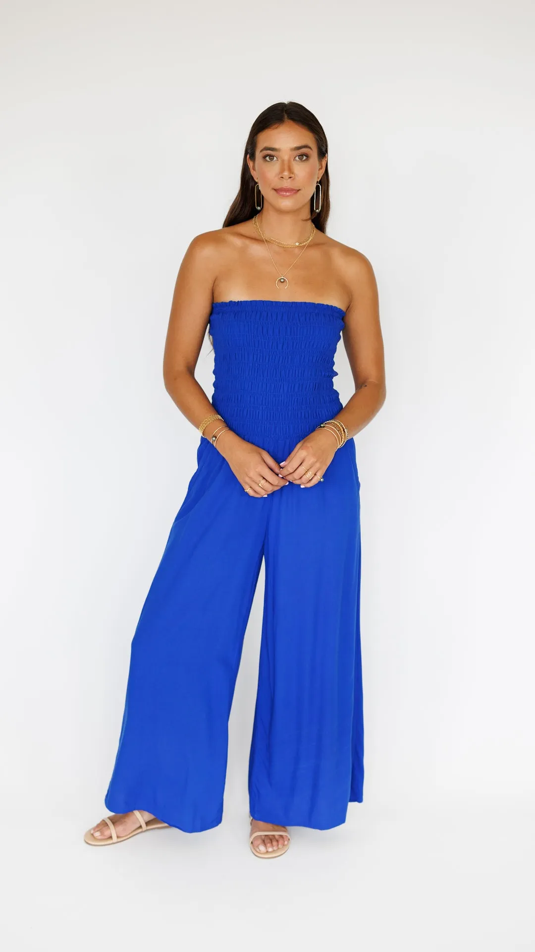 Lawai Jumpsuit / Sapphire