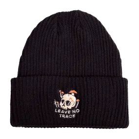 Leave No Trace 100% Organic Cotton Beanie | Black