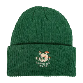 Leave No Trace 100% Organic Cotton Beanie | Green