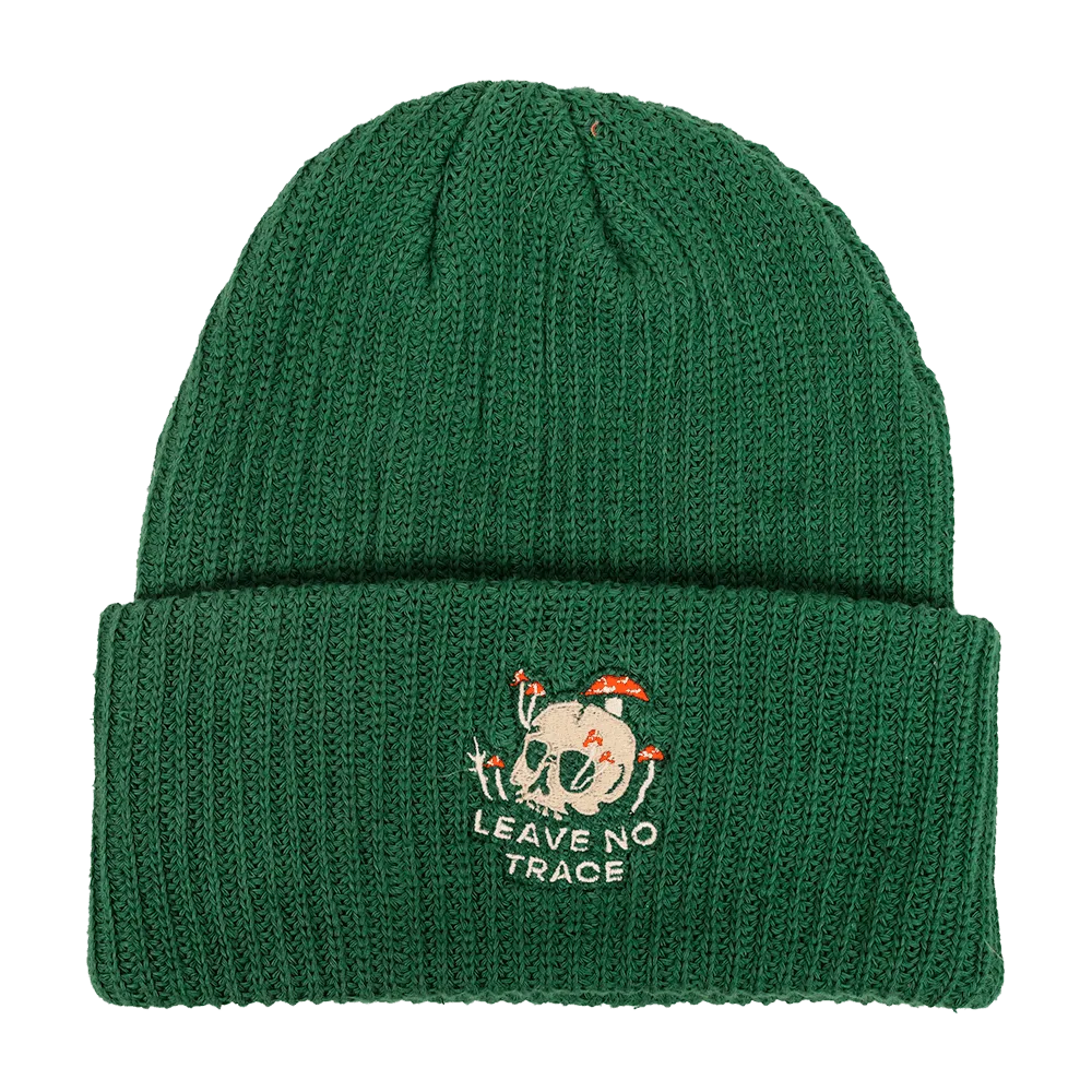 Leave No Trace 100% Organic Cotton Beanie | Green