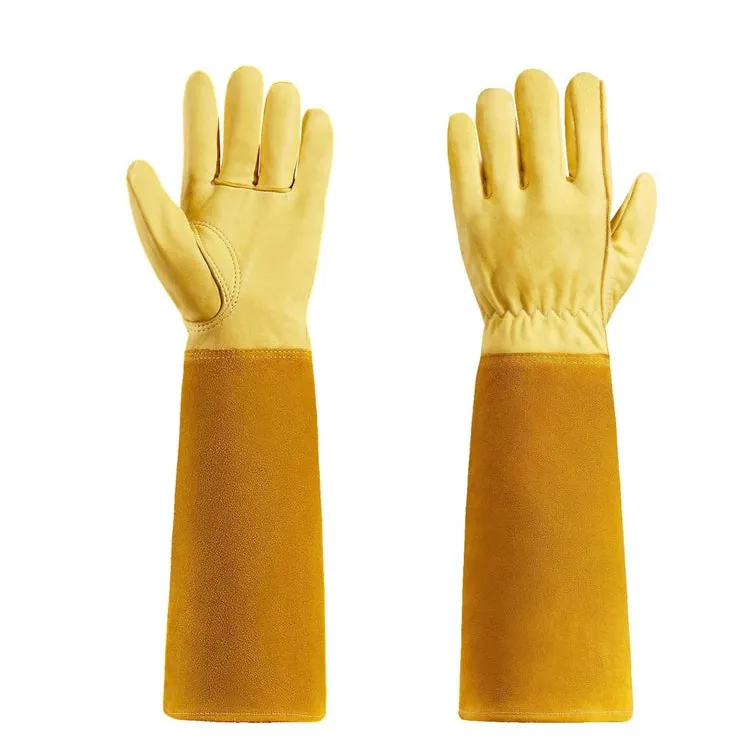 Long Gardening Gloves - Thorn Proof Rose Pruning Gloves