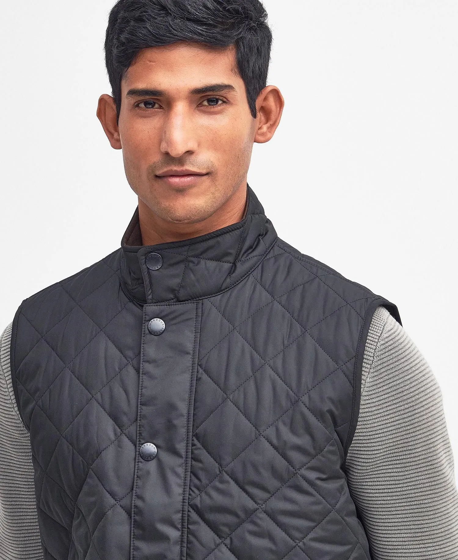 Lowerdale Quilted Gilet in Navy