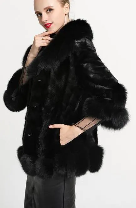 Lux Genuine Mink Fur Coats