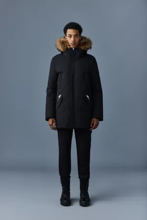 MACKAGE EDWARD-F - 2-in-1 Down Parka With Hooded Bib And Natural Fur For Men