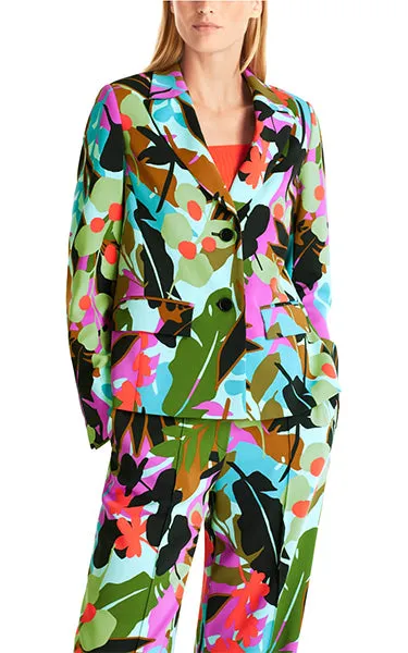 Marccain Print Floral Blazer