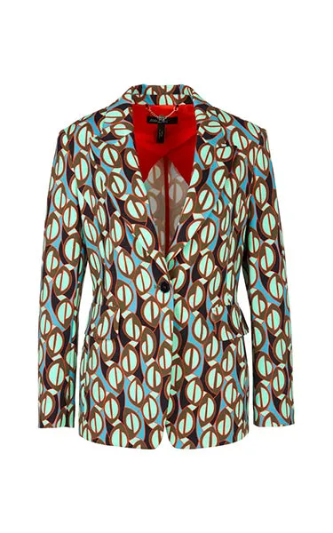 Marccain Scuba Print Fitted Jacket