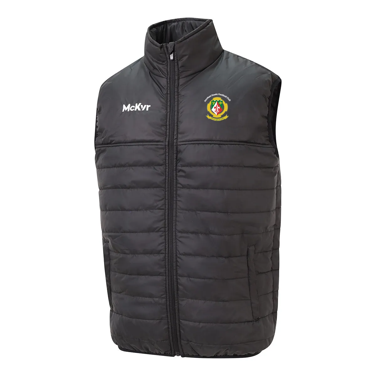 Mc Keever Sarsfields GAA Core 22 Padded Gilet - Adult - Black