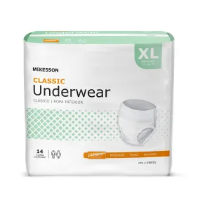 McKesson Classic Light Absorbent Underwear, Extra Large