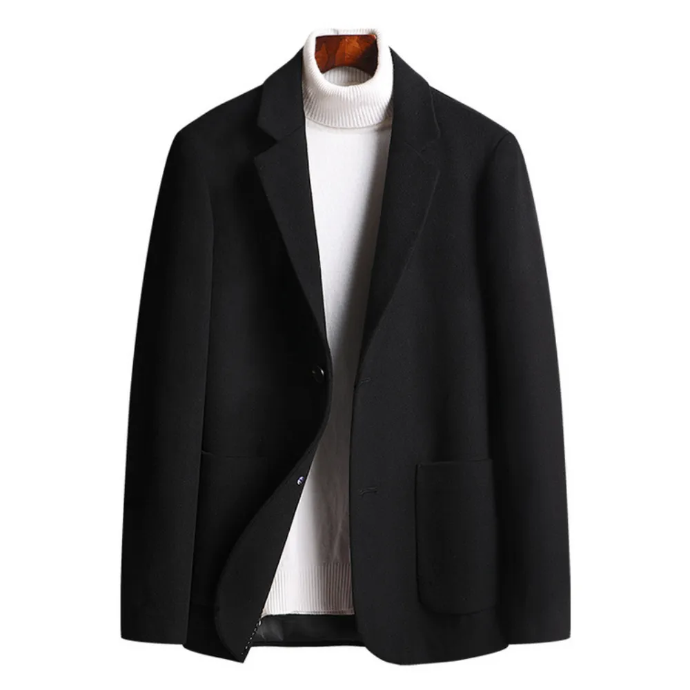 Mens Classy Single Breasted Woolen Blend Blazer