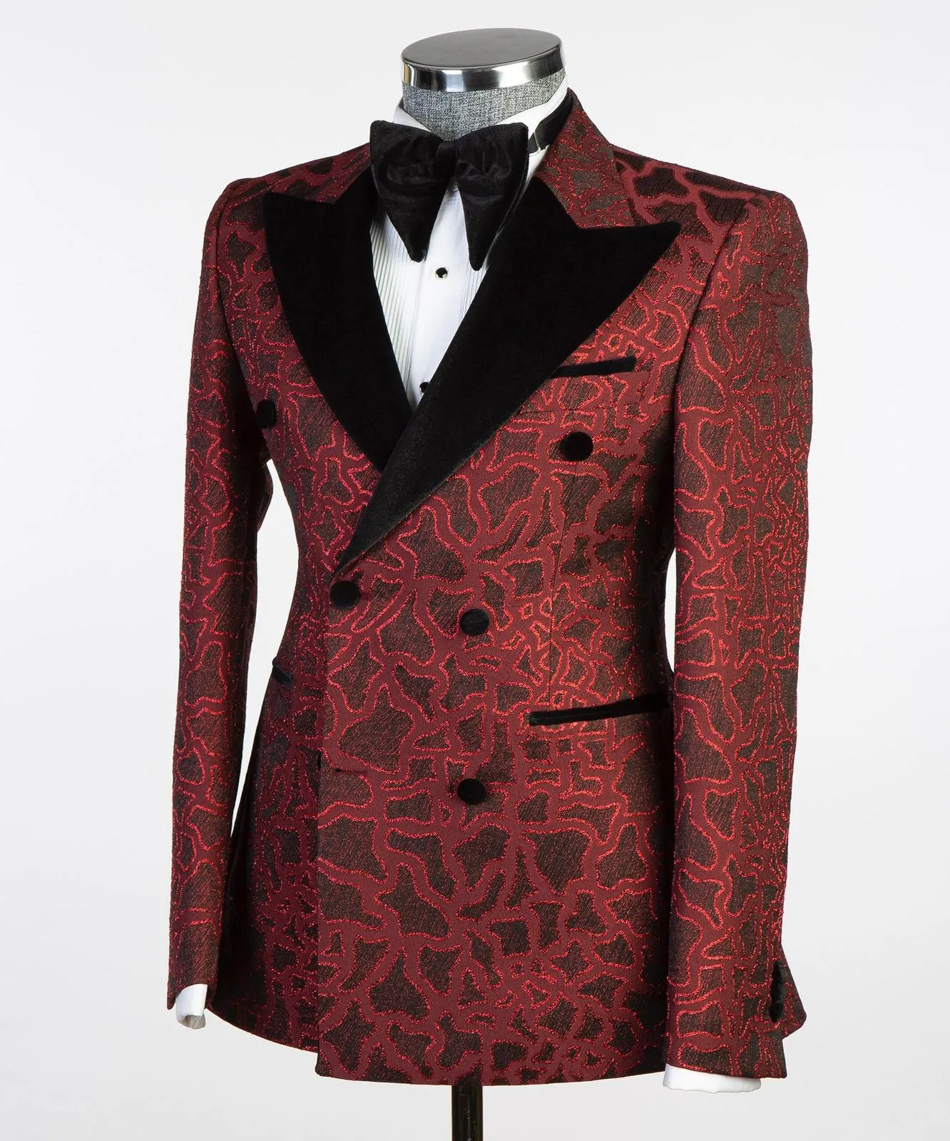 Men's Designer Red Tuxedo