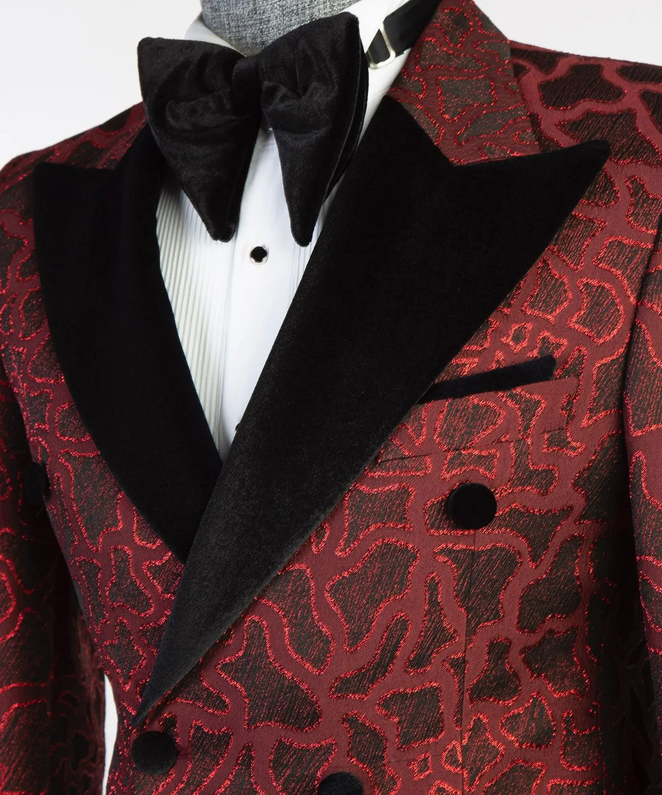 Men's Designer Red Tuxedo