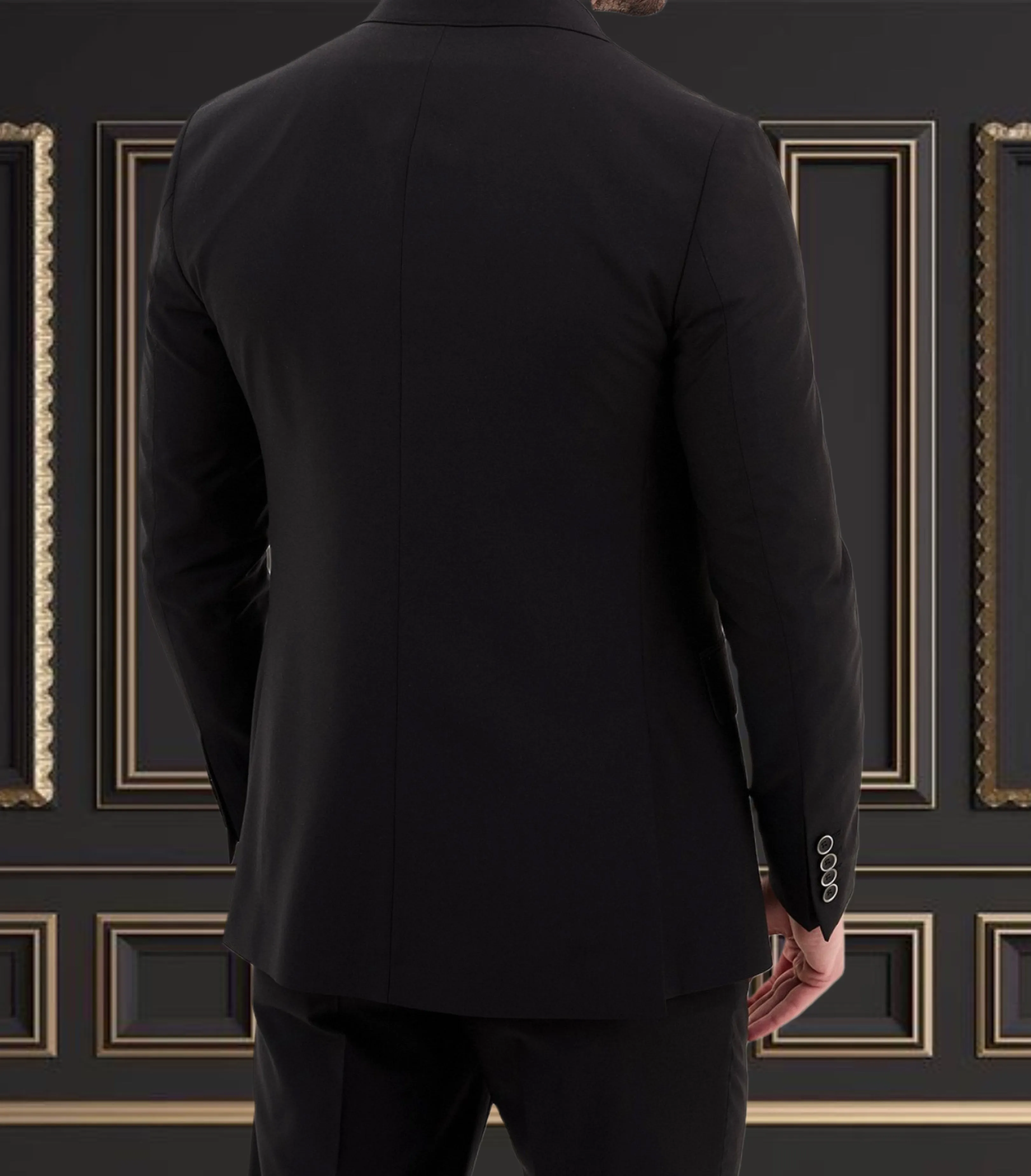 Men's Slim Fit Black Suit | Elegant Formal Wear in Hayward, CA