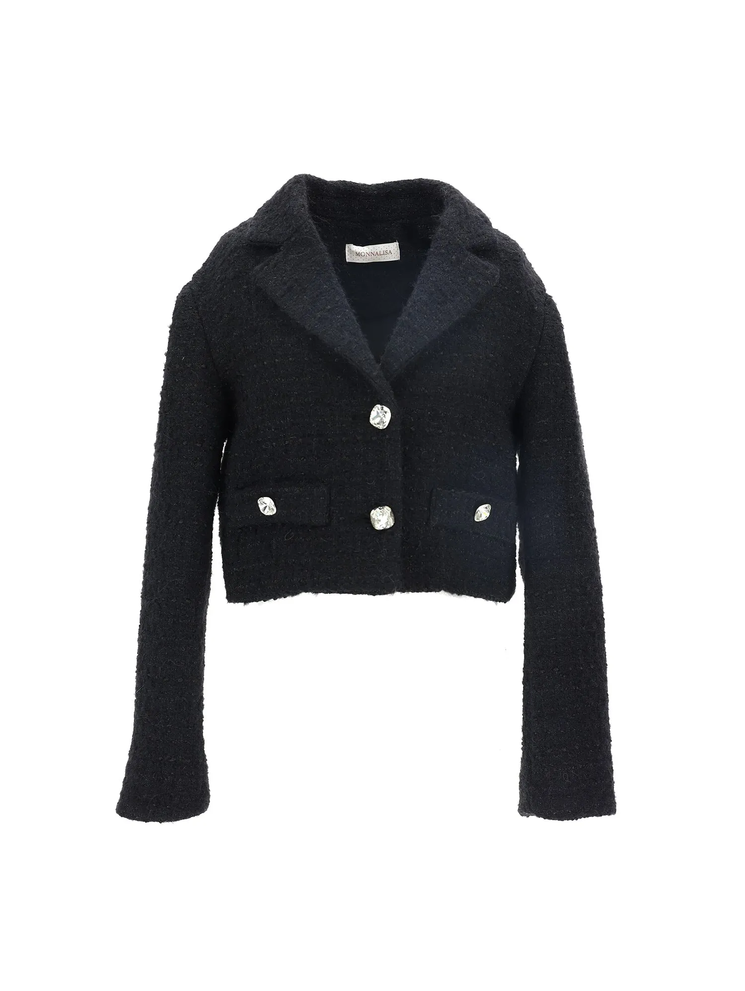 ML Black Boucle Blazer