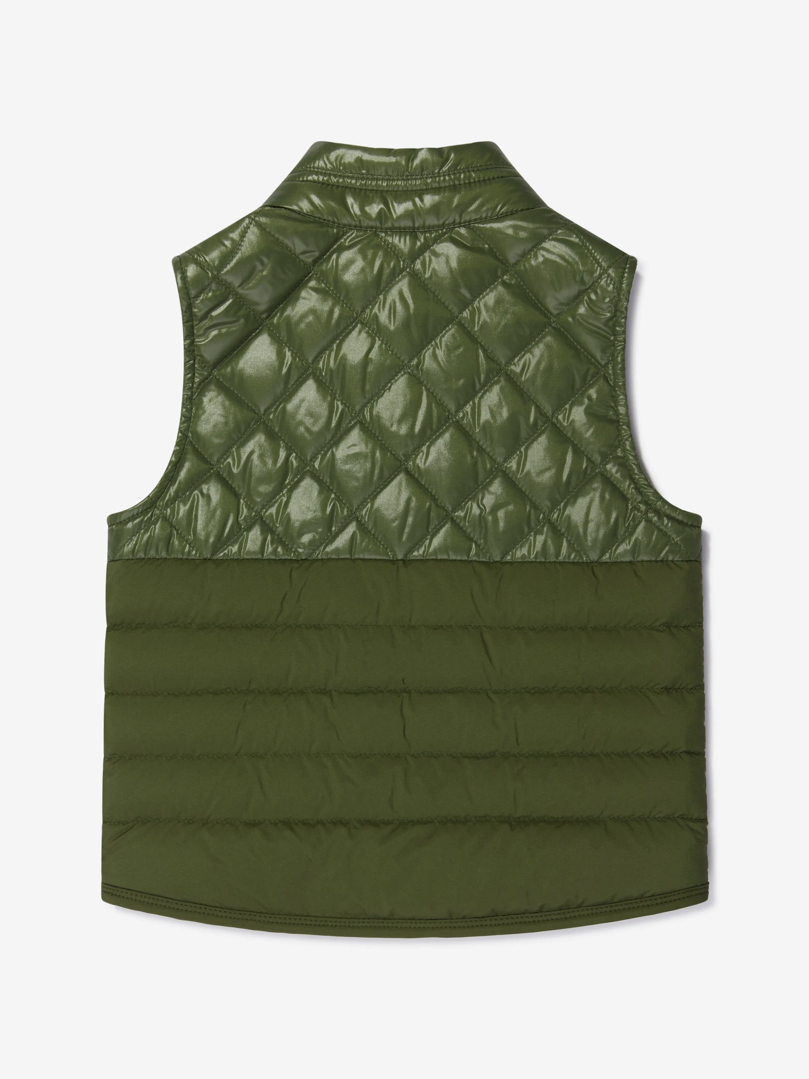 Moncler Enfant Boys Down Padded Kirazan Gilet in Green