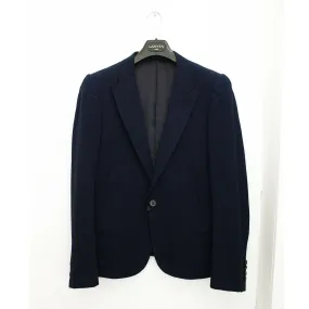 Navy Blue Blazer Jacket With Bemberg Lining