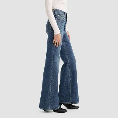 New - Levi's Women's Ultra-High Rise Flare Relaxed Vintage Jeans Denim