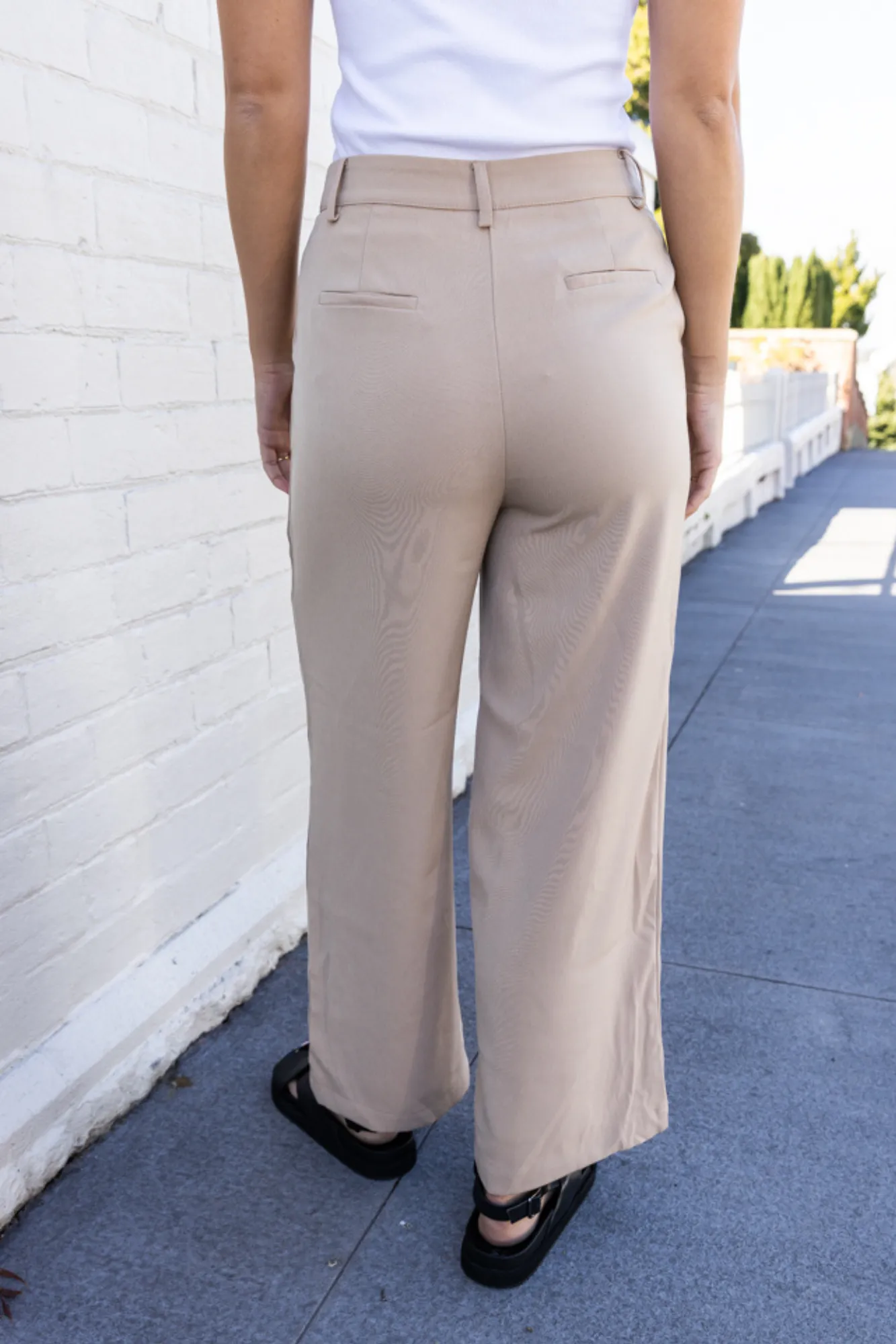 NORA PANT - Camel