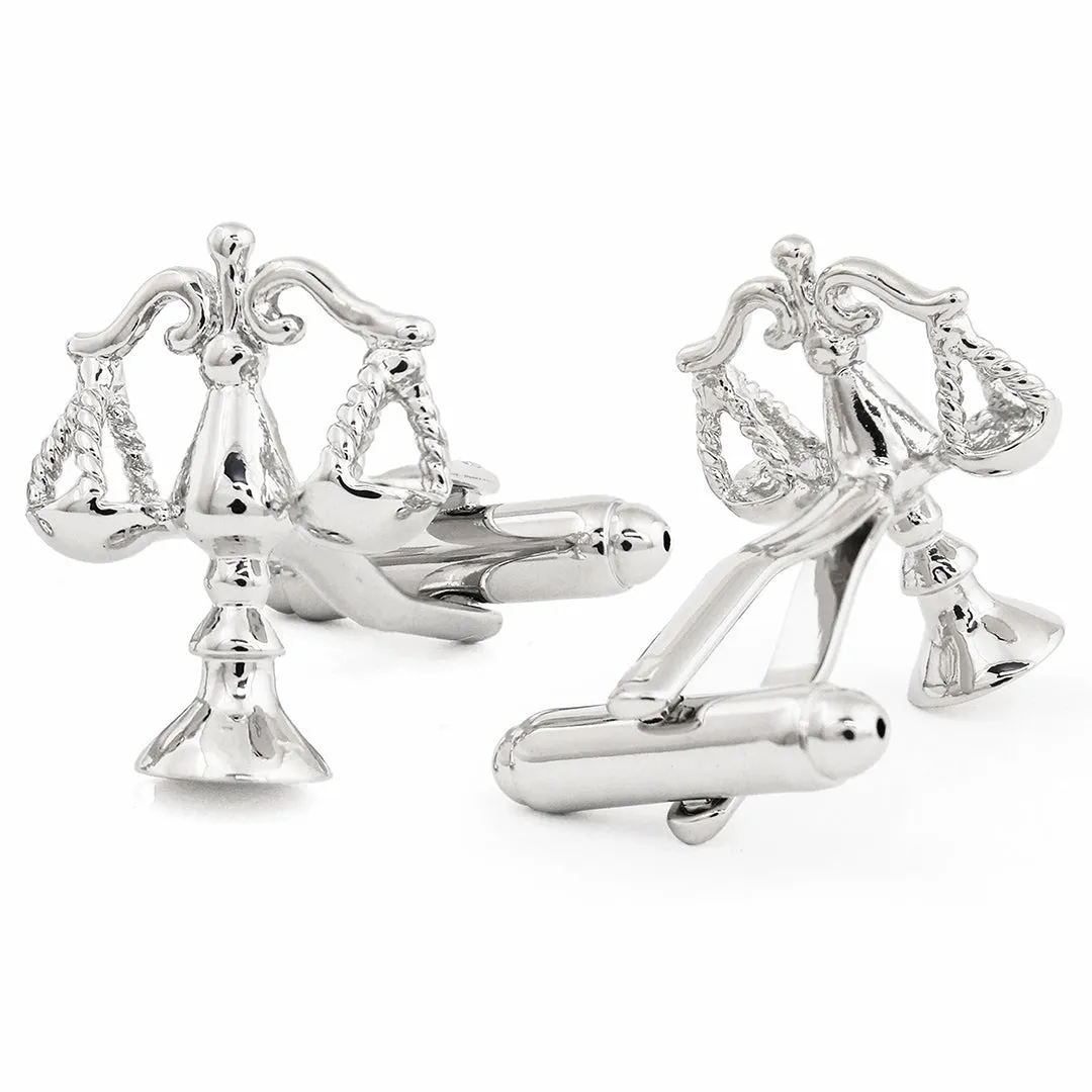 Peluche The Balancer  Cufflink and lapel Pin Set