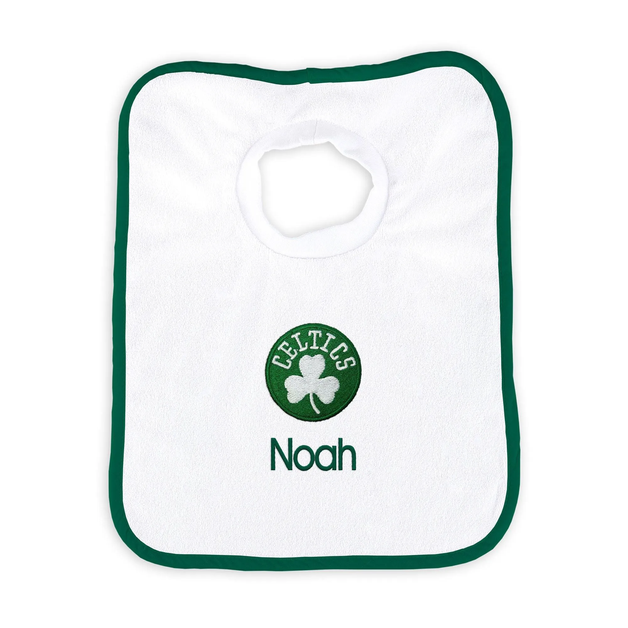 Personalized Boston Celtics Clover Medium Basket - 6 Items