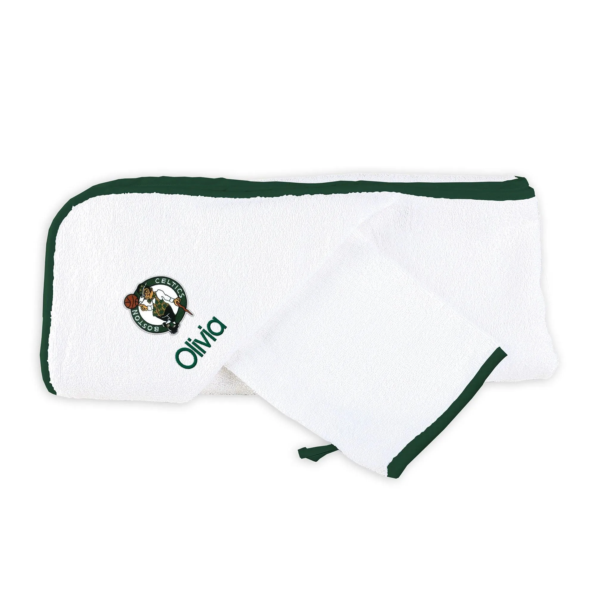 Personalized Boston Celtics Medium Basket - 6 Items