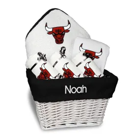 Personalized Chicago Bulls Medium Basket - 6 items