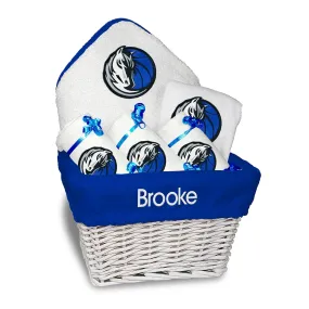 Personalized Dallas Mavericks Medium Basket - 6 Items