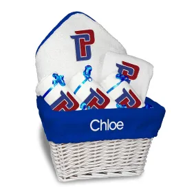 Personalized Detroit Pistons 'DP' Medium Basket - 6 Items