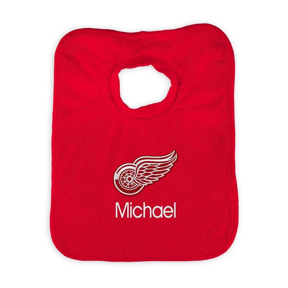 Personalized Detroit Red Wings Bib