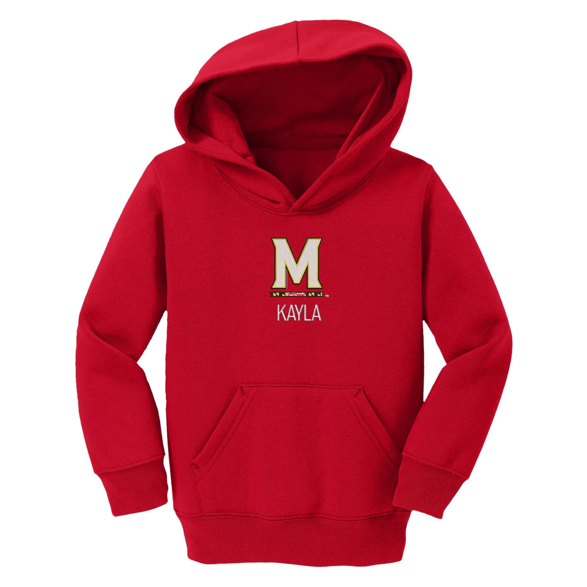 Personalized Maryland Terrapins M Toddler Pullover Sweatshirt