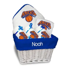 Personalized New York Knicks Medium Basket - 6 Items