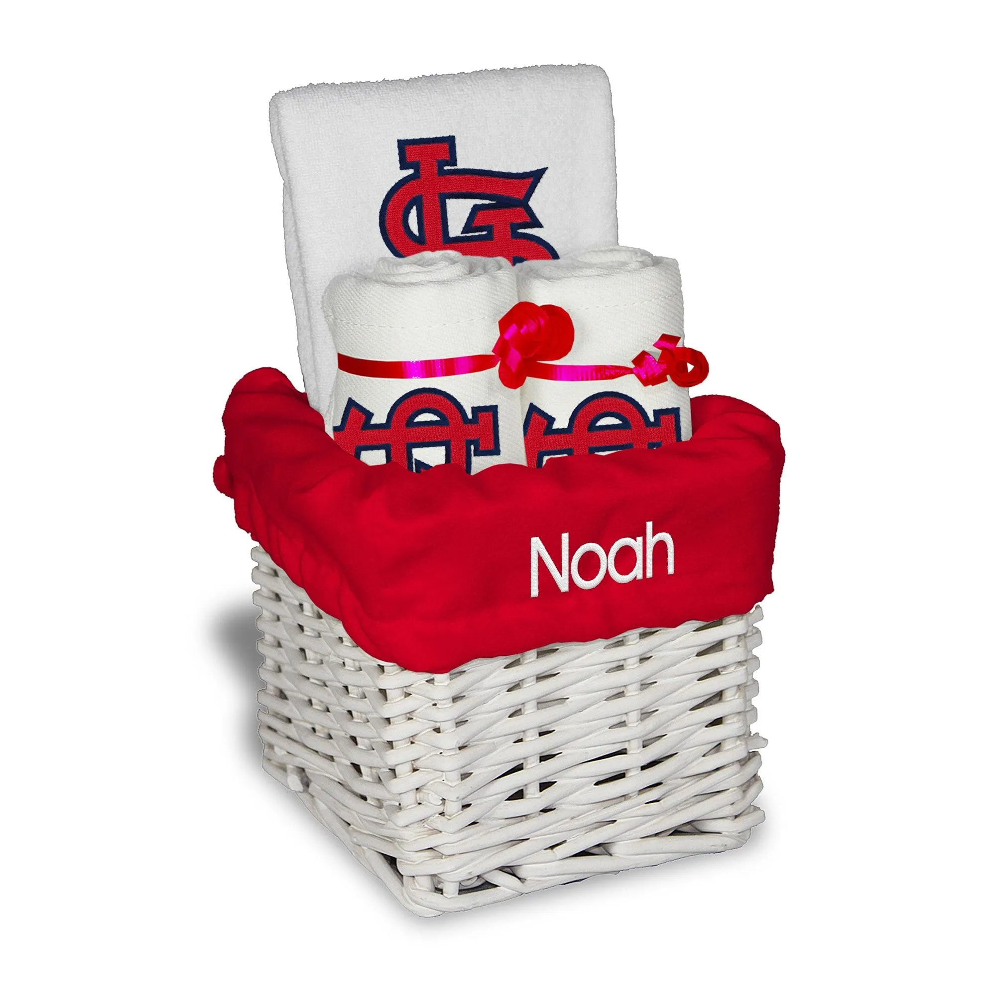 Personalized St. Louis Cardinals Small Basket - 4 Items