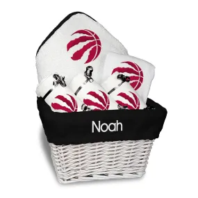 Personalized Toronto Raptors Medium Basket - 6 Items