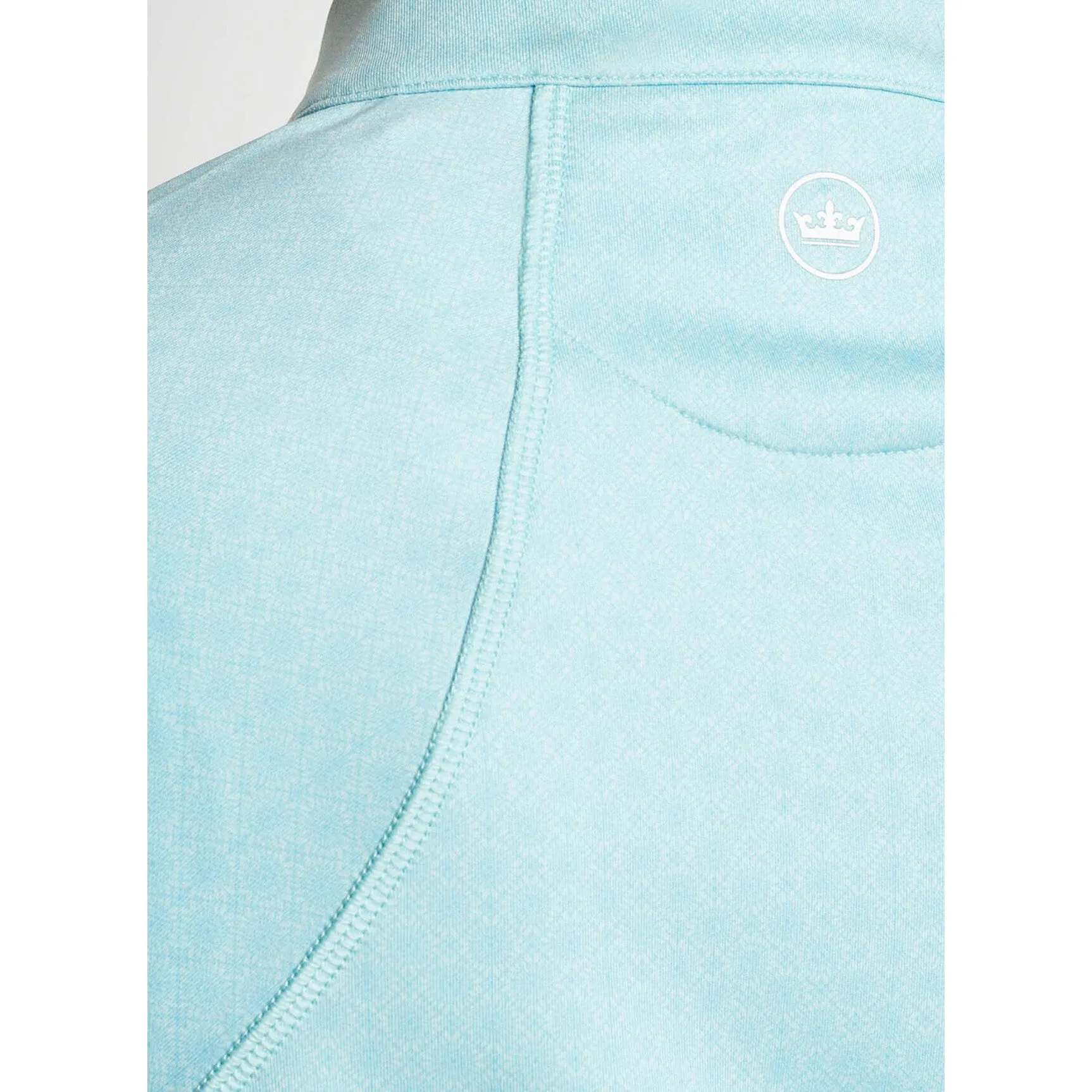 Peter Millar Women's Geo Raglan-Sleeve Perth Golf Mid-Layer - Blue Spruce