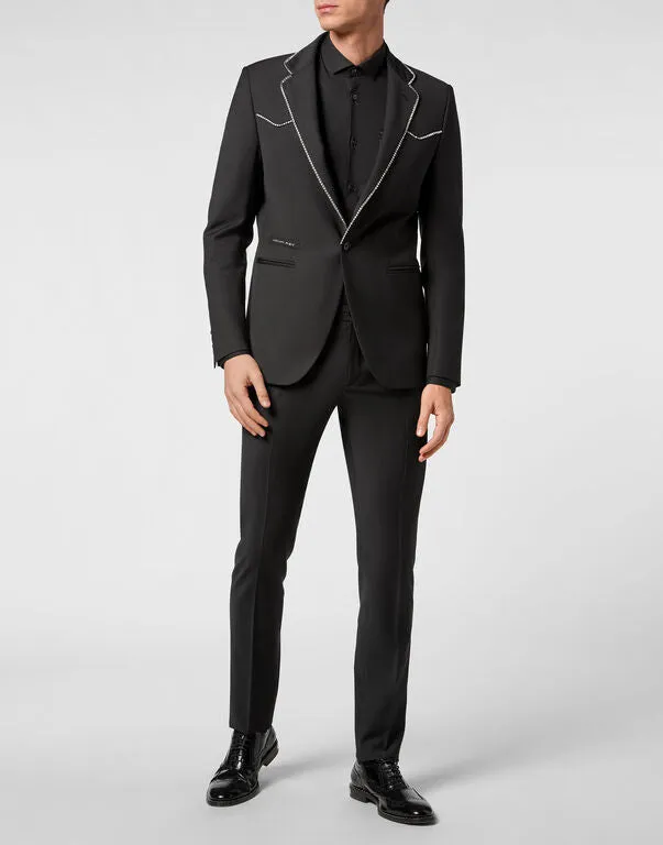 Philipp Plein Colorado Crystal Blazer