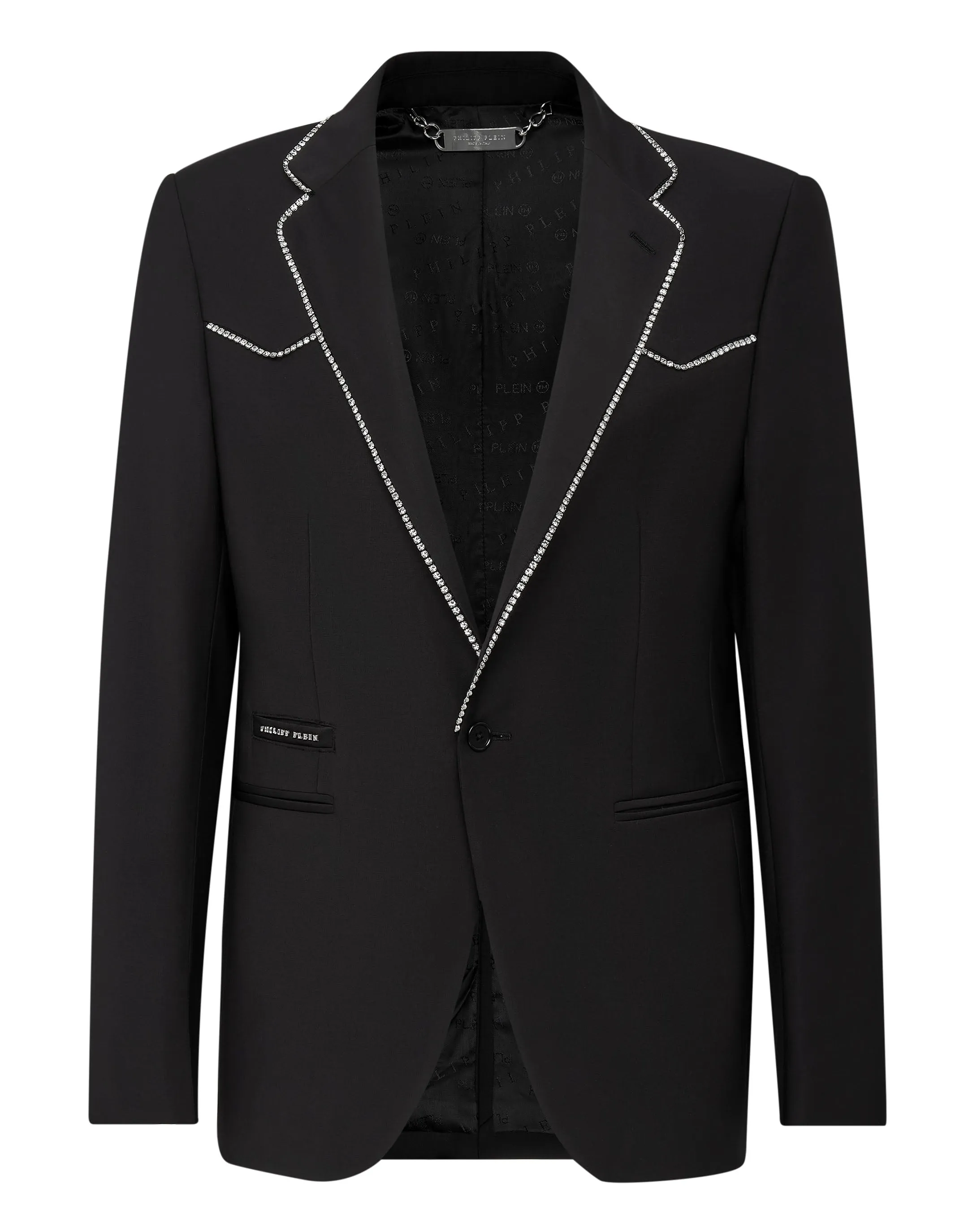 Philipp Plein Colorado Crystal Blazer