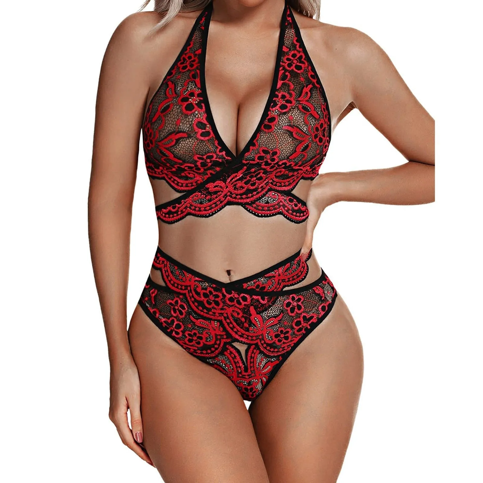 Plus Size Women's Sexy Lingerie Set