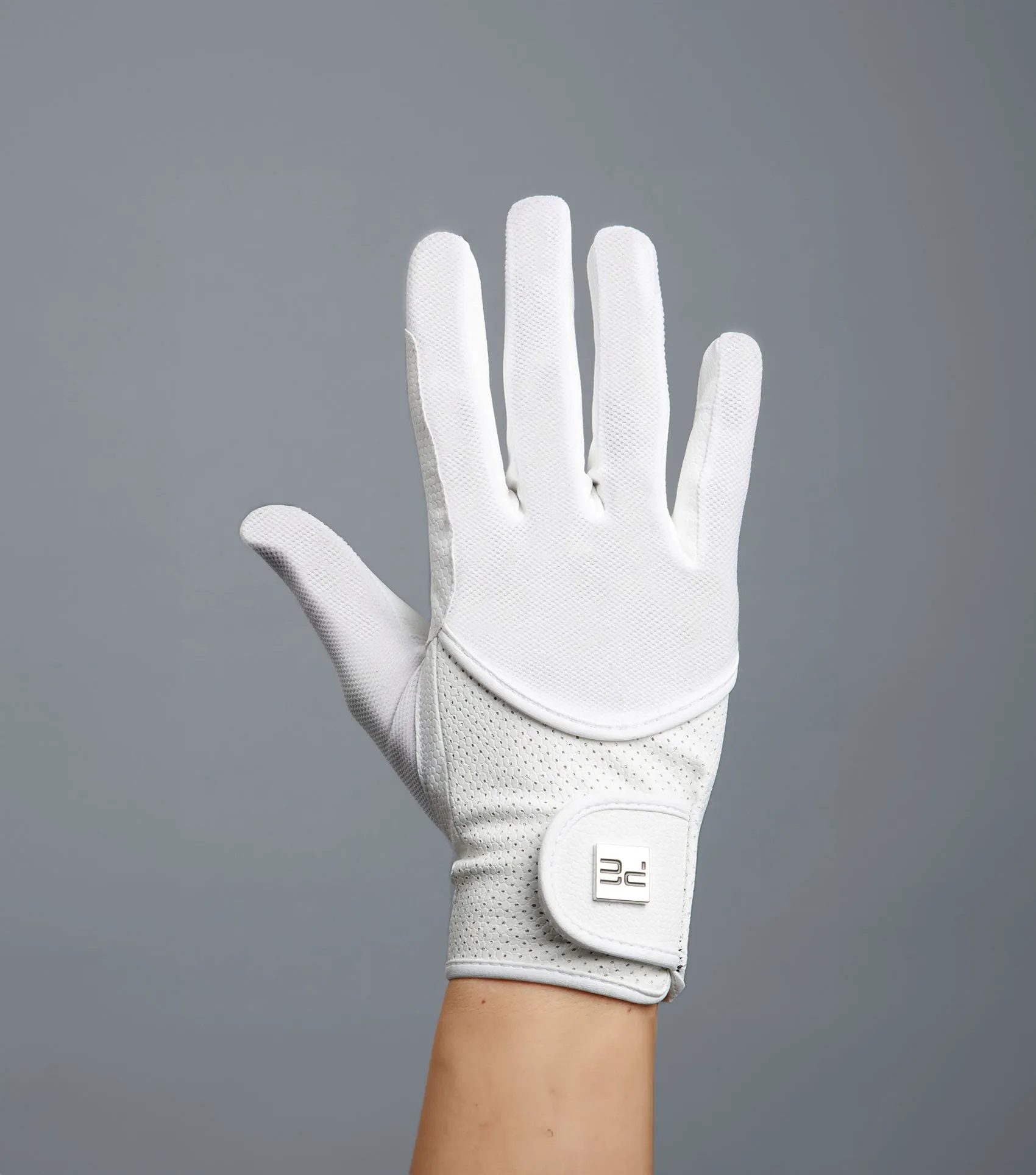 Presa Junior Mesh Competition Riding Gloves White