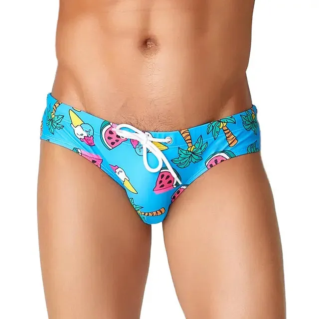 Printed Pattern Low Waist Brief