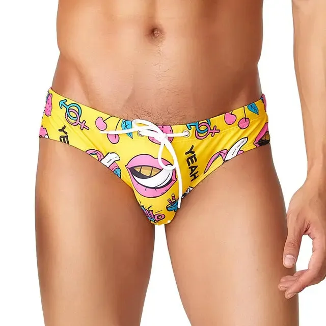 Printed Pattern Low Waist Brief