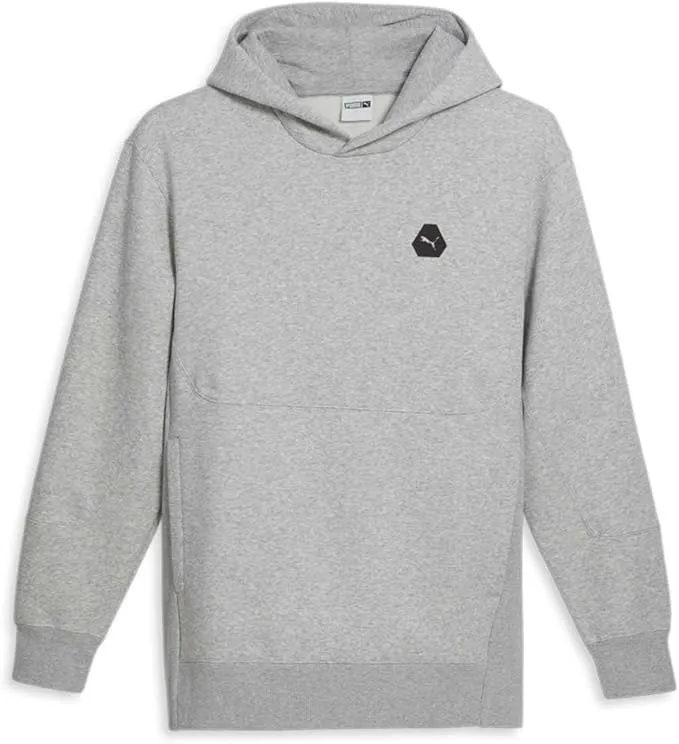 PUMA Mens Rudagon Logo Hoodie Casual Outerwear Casual - Grey