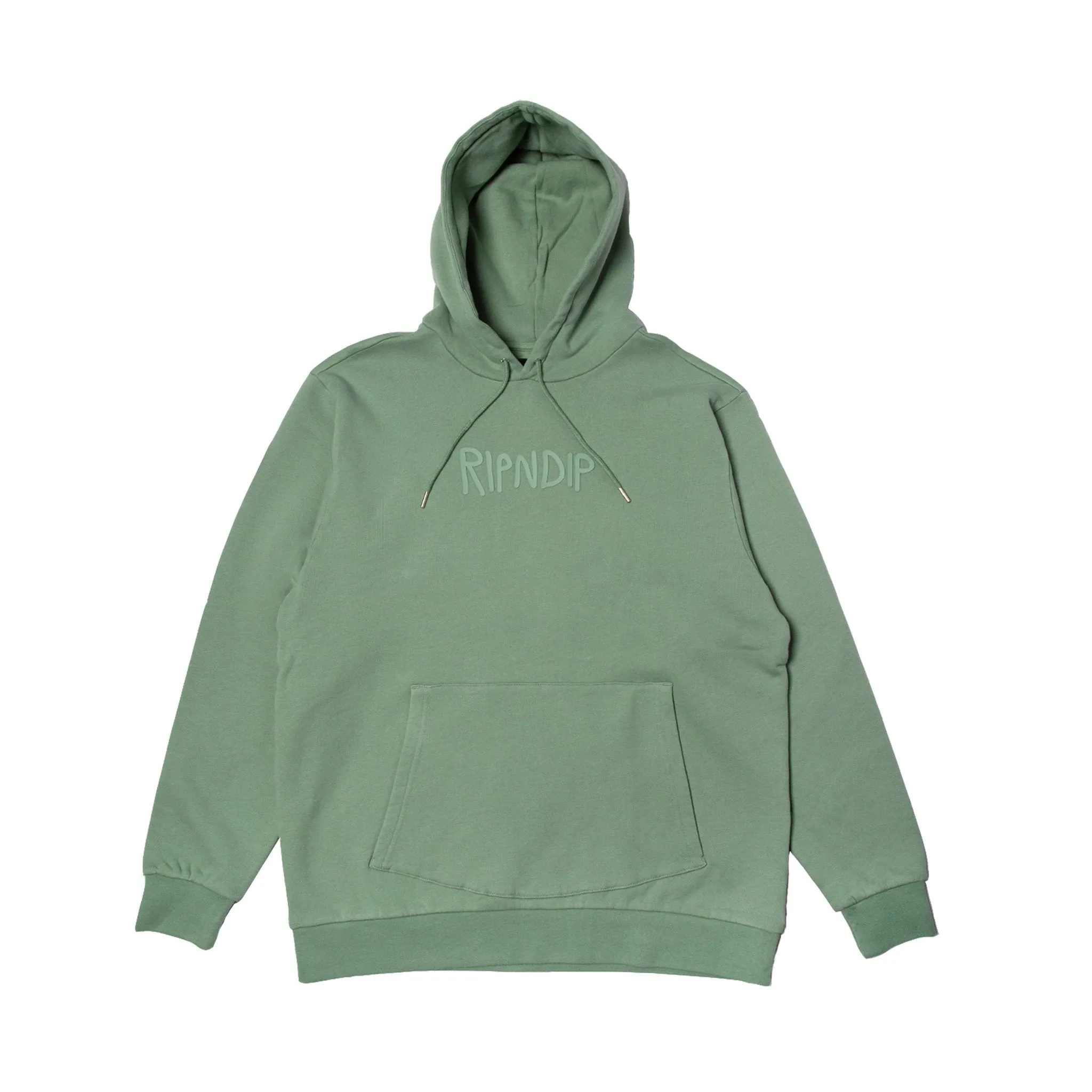 Rubber Logo Hoodie (Sage)