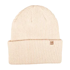 Rustek 100% Organic Cotton Beanie | Natural