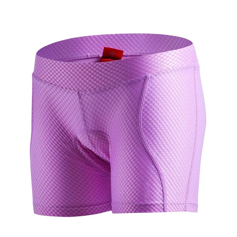 Santic Rainbow Purple Women Padded Cycling Underwear