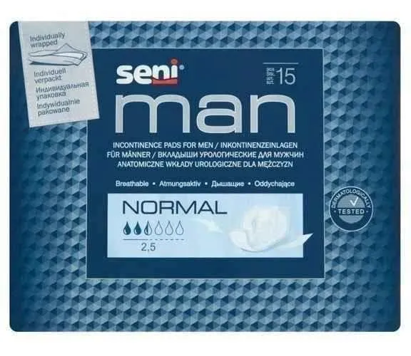 Seni Man Normal Urological cartridges x 15 pieces