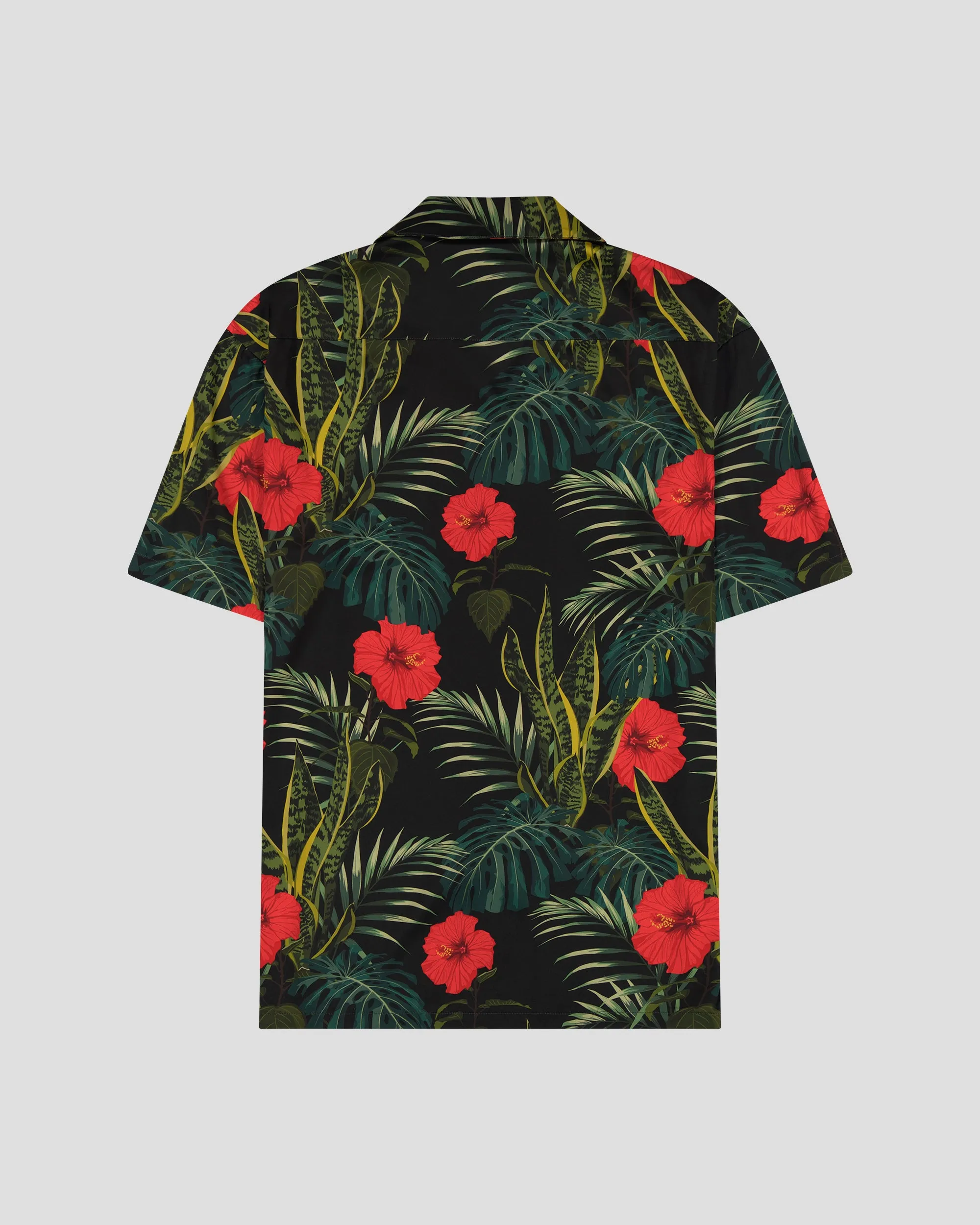 SG Camp Collar Shirt - Black Tropics