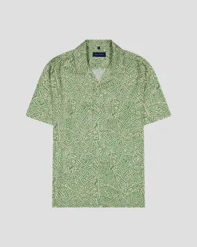 SG Camp Collar Shirt - Geometric Jungle