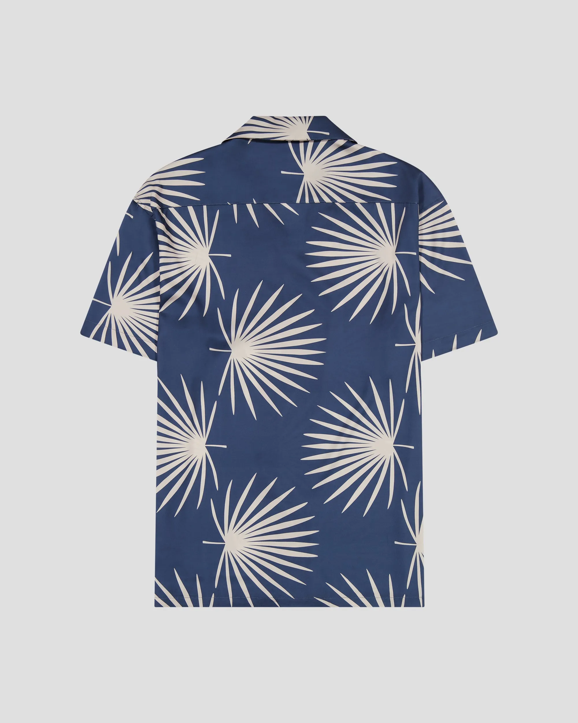 SG Camp Collar Shirt - Navy Palms